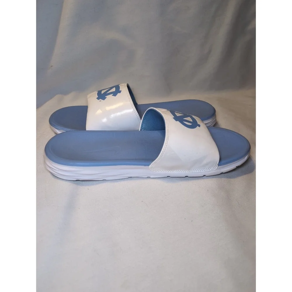 North Carolina Tar Heels UNC Tarheels Nike Benassi Solarsoft Slides Mens 11
